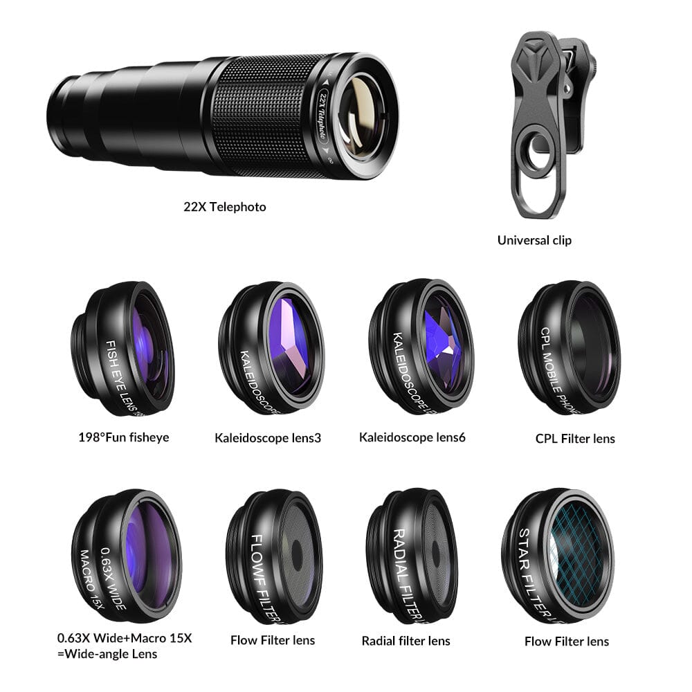 22X 10 in 1 Phone Lens Kit - Image 2