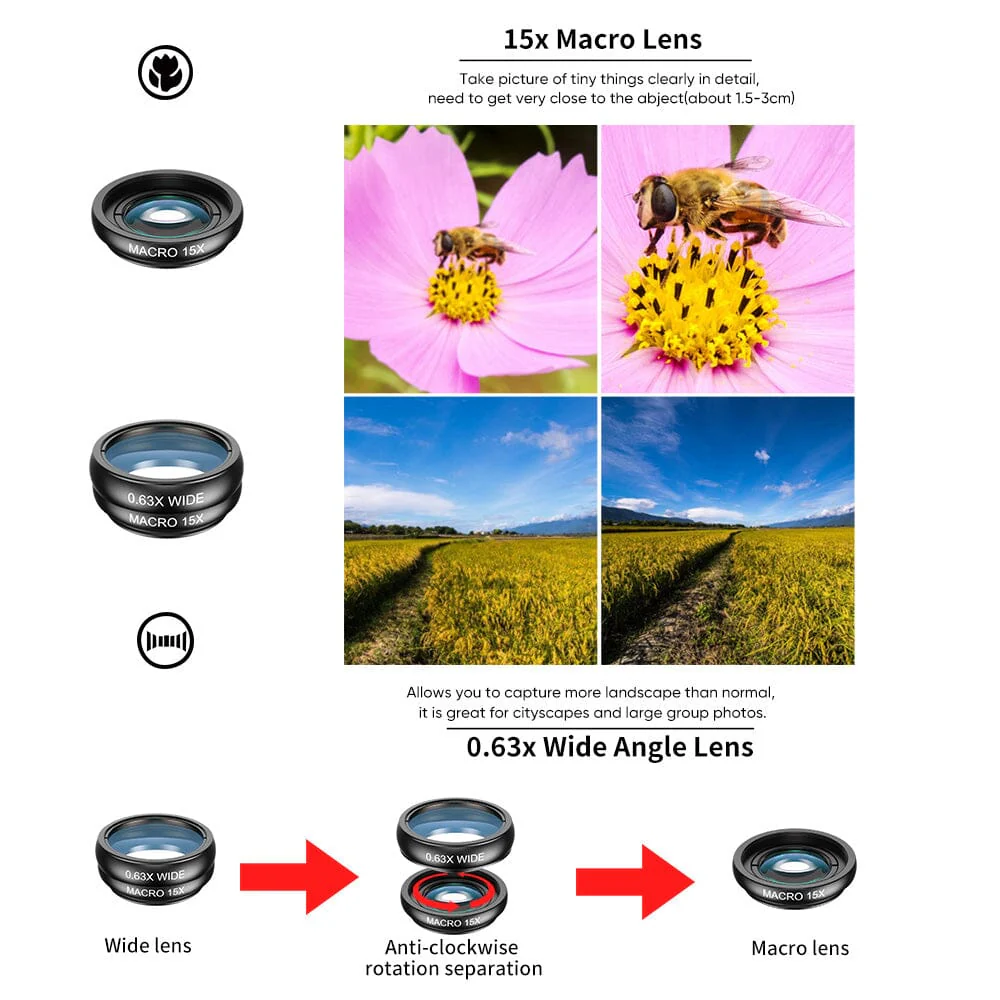 22X 10 in 1 Phone Lens Kit - Image 5