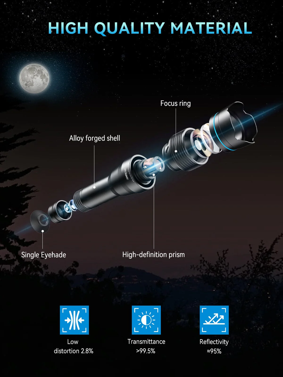 APEXEL 28x HD Phone Telephoto Lens - Image 5