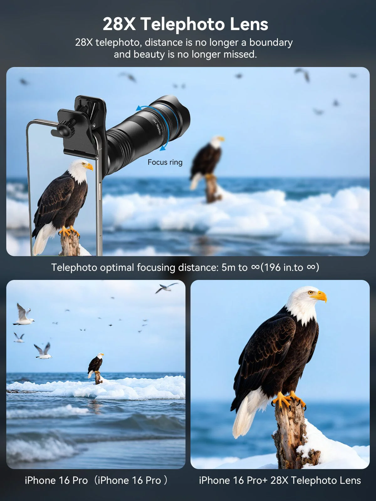 APEXEL 28x HD Phone Telephoto Lens - Image 7