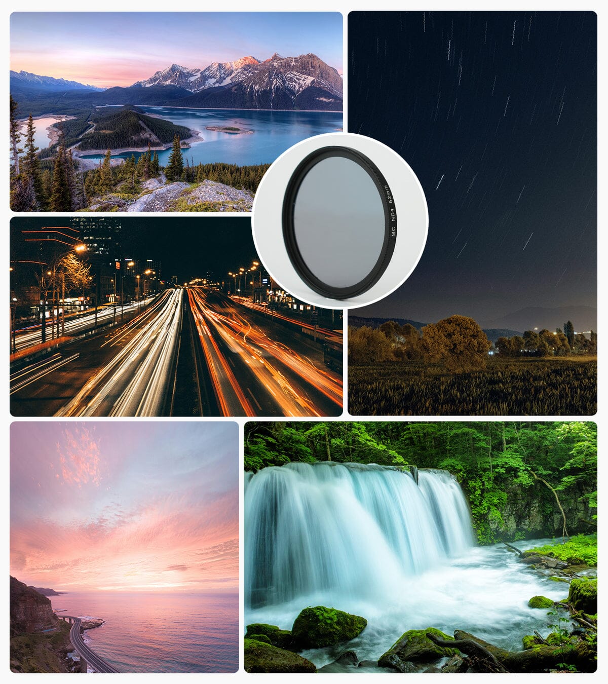APEXEL  Phone Lens 46mm/52mm/58mm/62mm Neutral Density Filter - Image 6