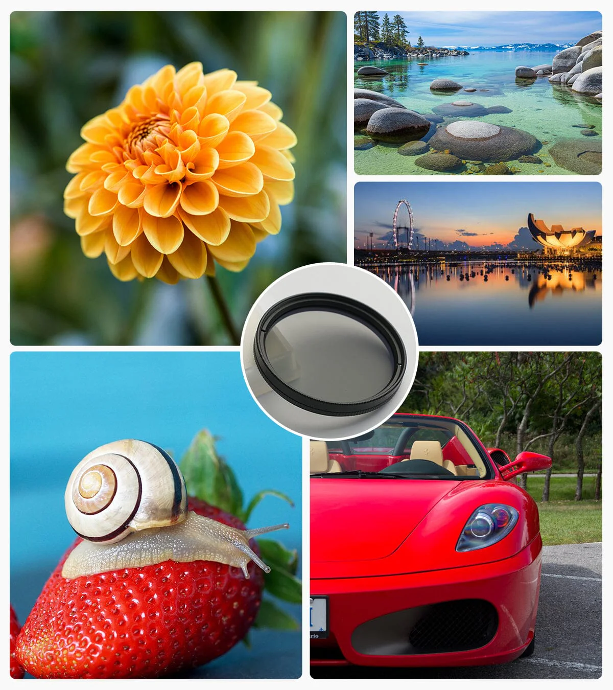 APEXEL  Phone Lens 46mm/52mm/62mm CPL Polarizing Filter - Image 7