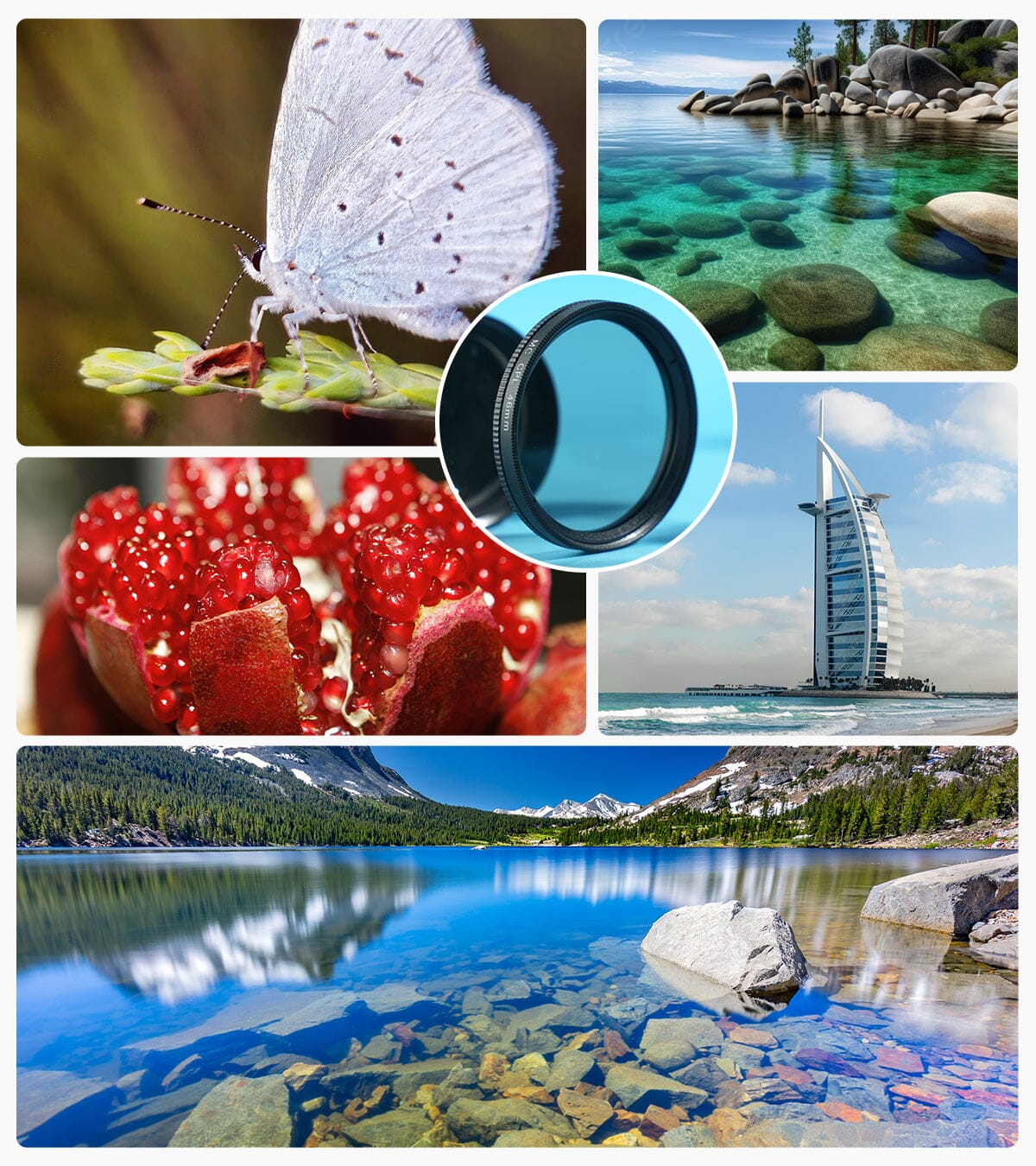 APEXEL  Phone Lens 46mm/52mm/62mm CPL Polarizing Filter - Image 9