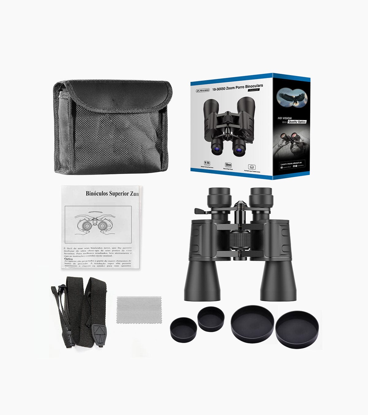 10-30×50 High Powered Zoom Binoculars - Image 8