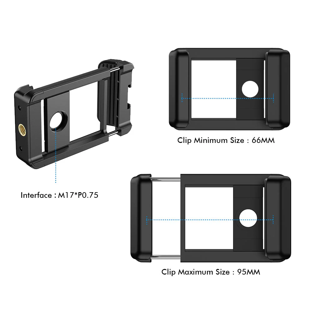 Universal 17mm/37mm Threaded Clip for Apexel Lens - Image 7